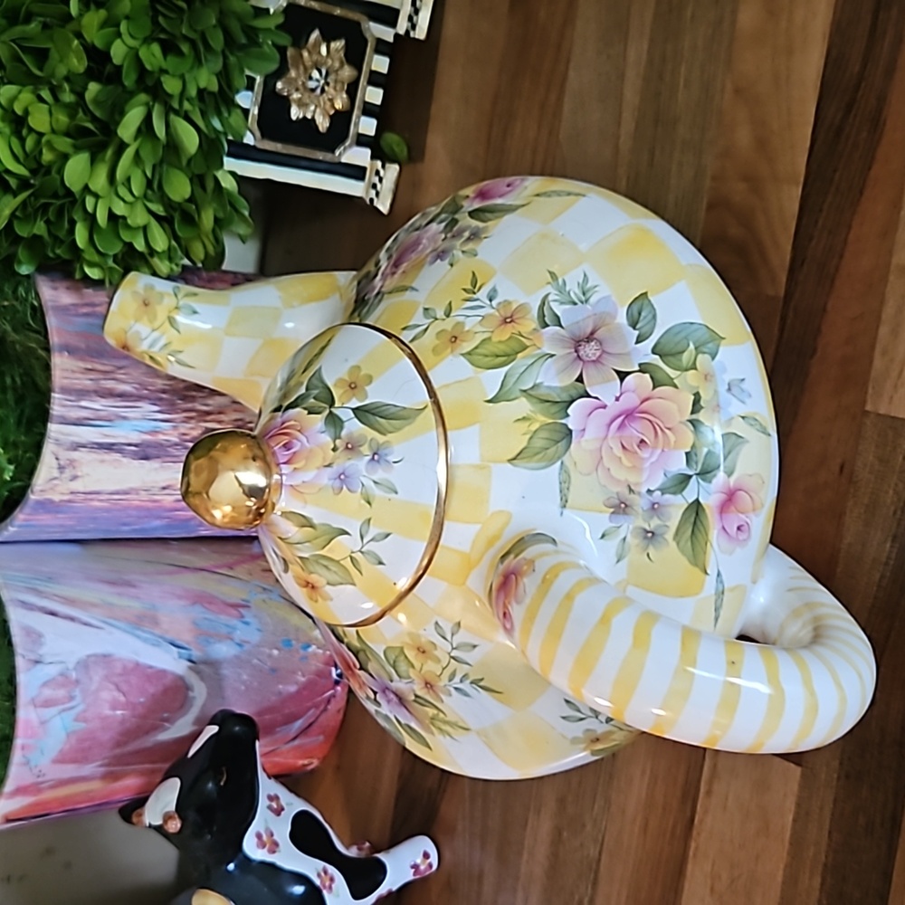 VTG Yellow Honeymoon Teapot, Excellent Condition - Picture 6 of 16